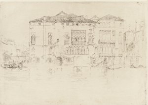 宮殿、1879-1880。 作： James Abbott McNeill Whistler