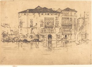宮殿、1880年。 作： James Abbott McNeill Whistler