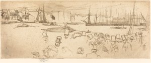 ペニーボート、1859年。 作： James Abbott McNeill Whistler