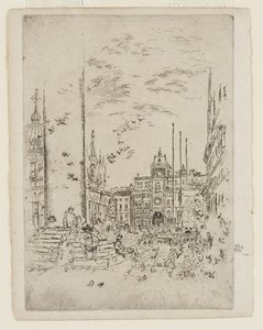 ピアッツェッタ 作： James Abbott McNeill Whistler