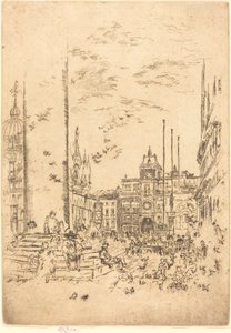 ピアツェッタ、1880年。 作： James Abbott McNeill Whistler