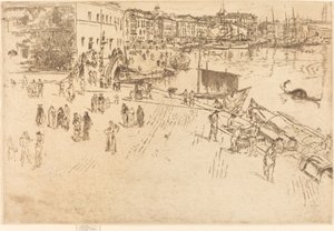 リヴァ、No.I、18791880。 作： James Abbott McNeill Whistler