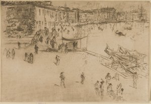 The Riva』第2号、1879-1880年。 作： James Abbott McNeill Whistler