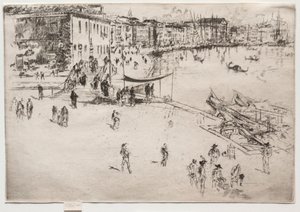 リーヴァ、No。2、1886。 作： James Abbott McNeill Whistler