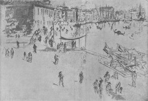 リヴァ、ナンバー2、c1880、1904 作： James Abbott McNeill Whistler
