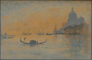 敬礼、c1854-1903、1906-7 作： James Abbott McNeill Whistler