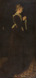 「お針子」、c1875 作： James Abbott McNeill Whistler