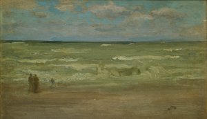 The Shore, Pourville, 1899年