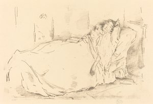 1896年の「The Siesta」。 作： James Abbott McNeill Whistler