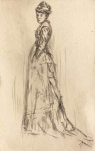 シルクドレス、c。 1873年。