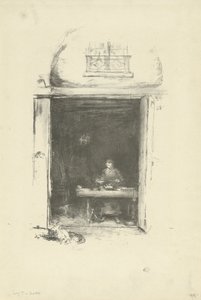 ザ・スミス、パッサージュ・デュ・ドラゴン 作： James Abbott McNeill Whistler
