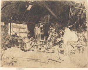 スミシー、c。 1880年。 作： James Abbott McNeill Whistler