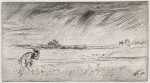 嵐、1861。 作： James Abbott McNeill Whistler
