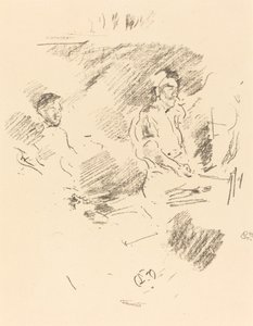 ストロングアーム、1895年。 作： James Abbott McNeill Whistler