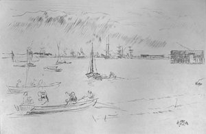 テリスはエリスに向かって、c1877、1904 作： James Abbott McNeill Whistler