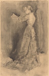 1878年の「The Toilet」。 作： James Abbott McNeill Whistler