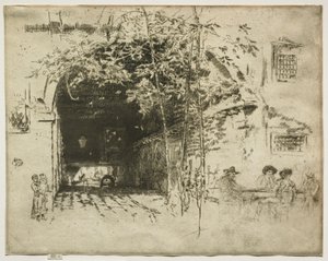 フェリー、1880年。 作： James Abbott McNeill Whistler