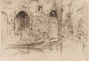 2つの戸口、1879-1880。 作： James Abbott McNeill Whistler