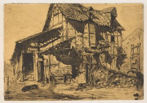 安全でない長屋 古い農場、1858年。