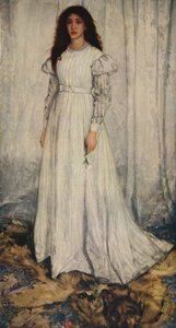 ホワイトガール、1862 作： James Abbott McNeill Whistler
