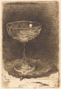 The Wine-Glass』1858年。 作： James Abbott McNeill Whistler