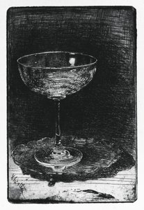 ワイングラス 作： James Abbott McNeill Whistler