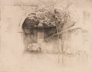 トラゲット、1879-1880年。 作： James Abbott McNeill Whistler