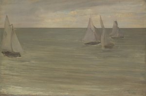 Trouville Grey and Green, the Silver Sea, 1865年。