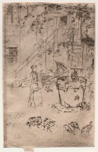 七面鳥。 作： James Abbott McNeill Whistler