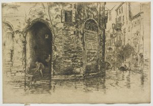 2つの戸口、1880。 作： James Abbott McNeill Whistler
