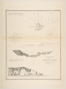 米国沿岸測量... スミス島またはブランツ島、ワシントン米国沿岸部の偵察...、1854-57 作： James Abbott McNeill Whistler