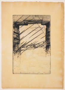 Unter der alten Battersea-Brücke 作： ジェームズ・アボット・マクニール・ウィスラー