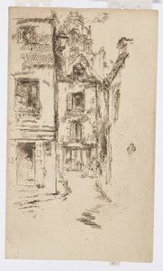 大聖堂の下、ブロワ 作： James Abbott McNeill Whistler