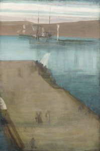 バルパライソ港、1866 年。 作： James Abbott McNeill Whistler