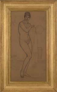 ヌードで立つヴィーナス 1869年 作： James Abbott McNeill Whistler