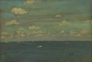 バイオレットとシルバー-深海、1893 作： James Abbott McNeill Whistler