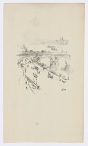 ウォータールー橋 作： James Abbott McNeill Whistler