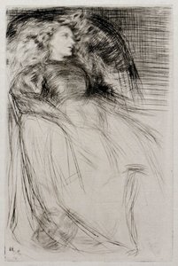 疲れた 作： James Abbott McNeill Whistler