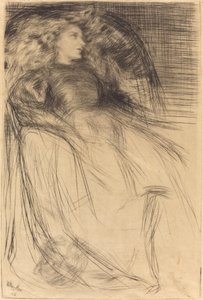 ウェアリー、1863年。 作： James Abbott McNeill Whistler