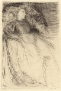 疲れた、1863年。 作： James Abbott McNeill Whistler