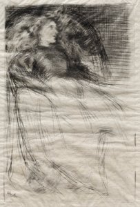 疲れた、1863年。 作： James Abbott McNeill Whistler