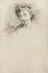 Whistler with the White Lock, 1879年。 作： James Abbott McNeill Whistler