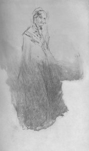 ウィスラーズマザー、c1973、1904 作： James Abbott McNeill Whistler