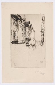 ウィッチ・ストリート、ロンドン 作： James Abbott McNeill Whistler