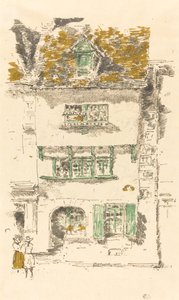 イエローハウス、ラニオン、1893年。 作： James Abbott McNeill Whistler