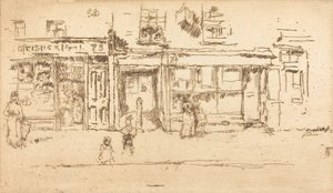 ヨーク通り、ウェストミンスター、c。 18861888。 作： James Abbott McNeill Whistler
