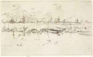 ザーンダム、1889 作： James Abbott McNeill Whistler