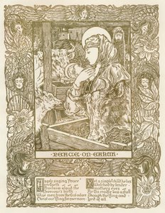 クリスマス・キャロル』のデザイン」1898年頃