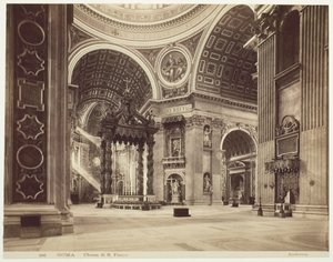 聖ペテロ教会、ローマ、ローマ、Chiesa di San Pietro、c。 1870年。 作： James Anderson