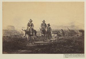 ポワンデストル、ローマ近郊の風景。仕事からの帰還、絵画に基づく 作： ジェームズ・アンダーソン